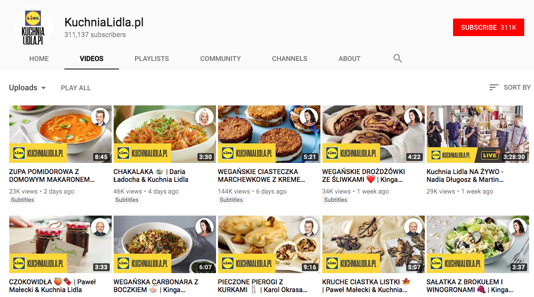 Kuchnia Lidla - YouTube